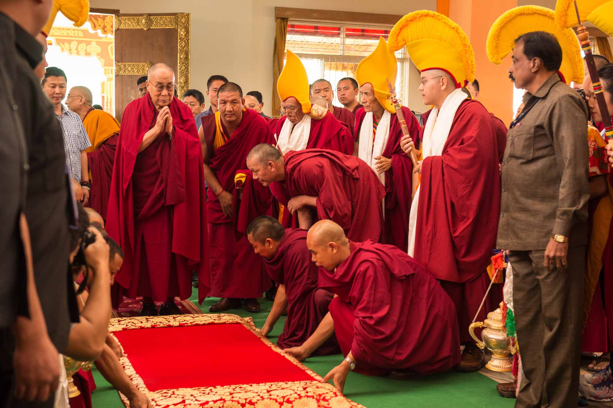 Ling Rinpoche, Mundgod, Karnataka, India, 2014_12_21